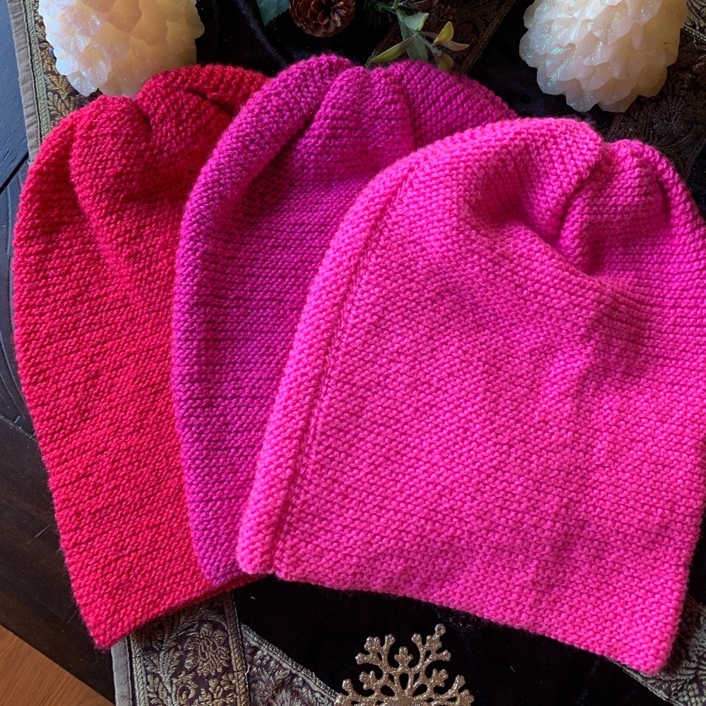100% handmade Soft wool slouchy convertible Hat/beanie